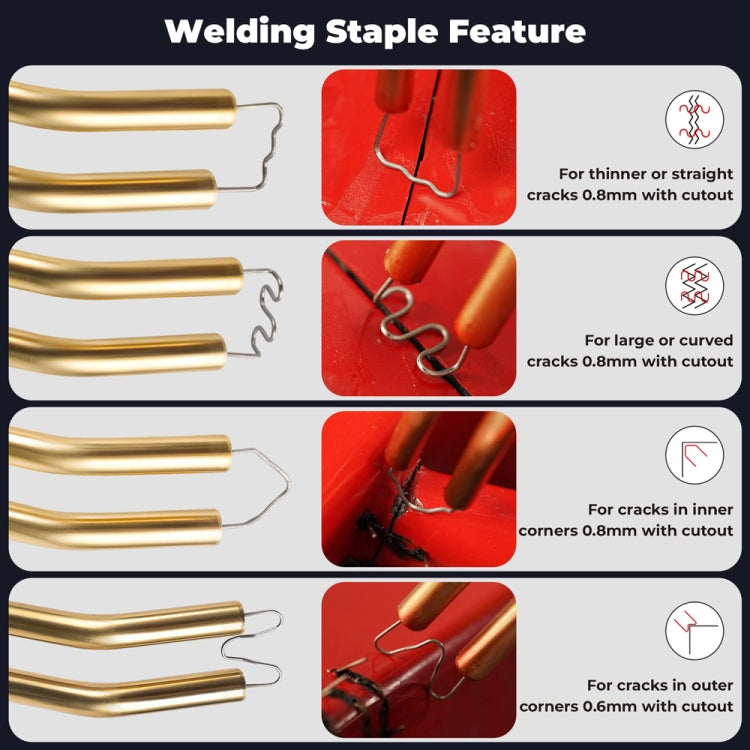 70W Hot Stapler Plastic Welding Machine Car Bumper Repair Kit Plier, EU Plug