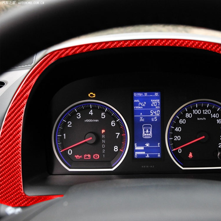 Carbon Fibre Dashboard Frame Sticker for Honda CRV (2007-2011) - Stylish Interior Upgrade