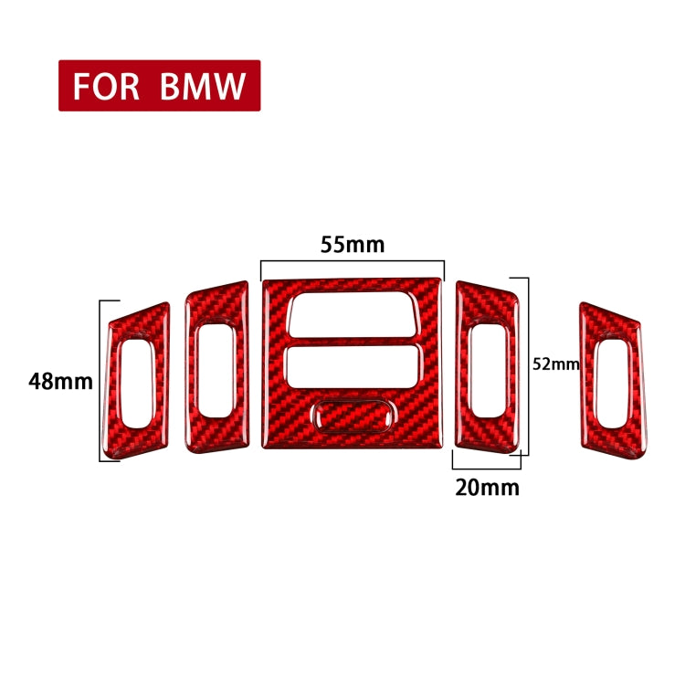 Elevate Your BMW 3 Series E90: 5-Piece Premium Carbon Fibre Air Outlet Trim Set