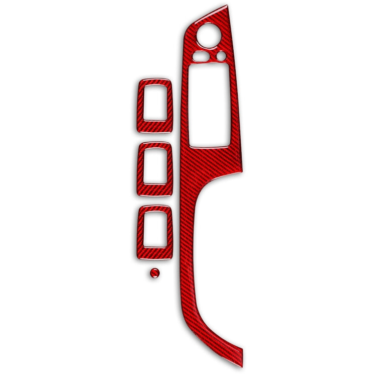 5-Piece Carbon Fibre Decorative Sticker Set for BMW 3 Series E90 Right Driving Lifting Panel