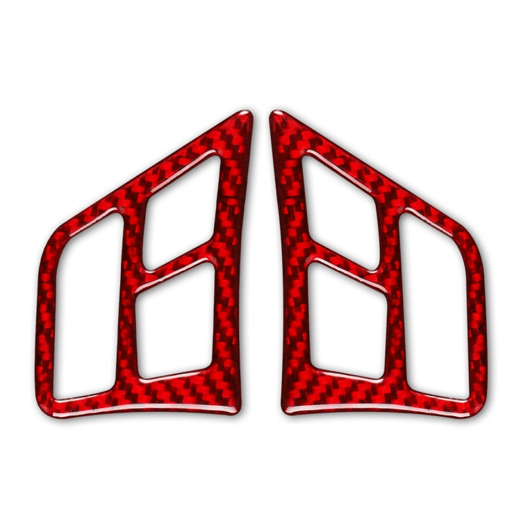 Carbon Fibre Steering Wheel Button Frame Stickers for BMW 3 Series E90 – 2 Piece Set for Left and Right Drive