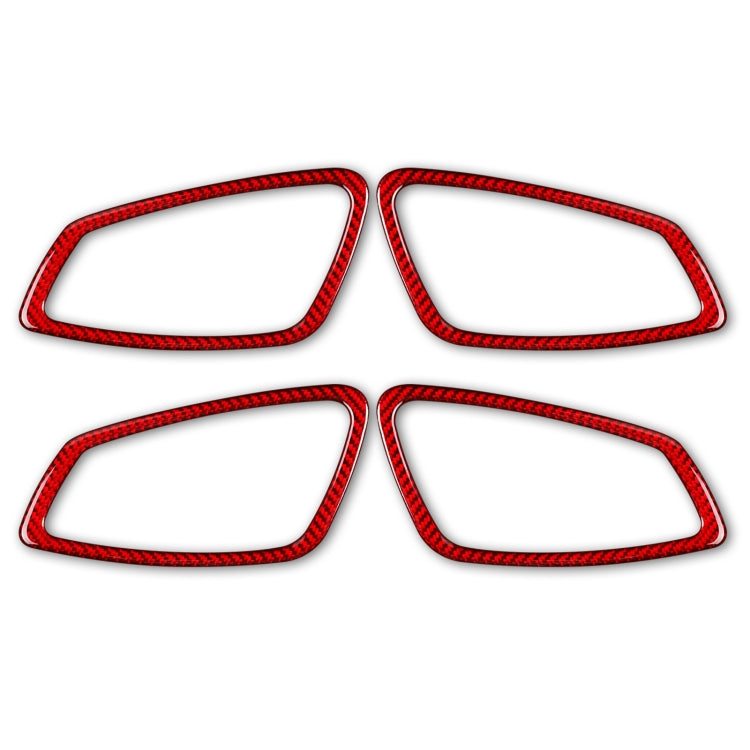 Carbon Fibre Decorative Door Handle Stickers for BMW 3 Series E90 - 4 Piece Set