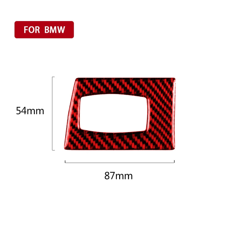 BMW 3 Series E90 Carbon Fibre Ignition Switch Key Hole Trim Sticker for Right Drive