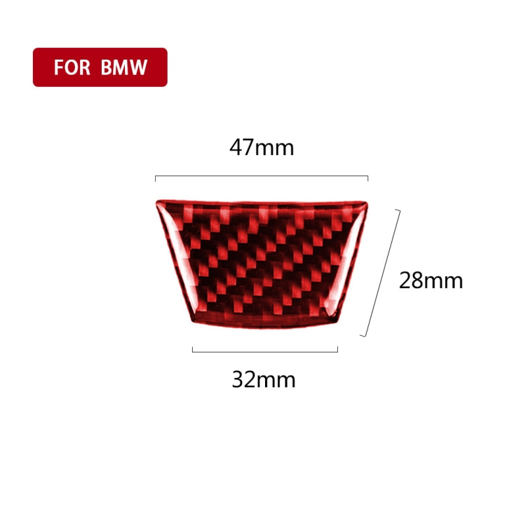 Carbon Fibre Decorative Sticker for BMW 3 Series E90 Steering Wheel