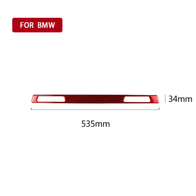 BMW 3 Series E90 Carbon Fibre Decorative Water Cup Strip Sticker for Left-Hand Drive Models