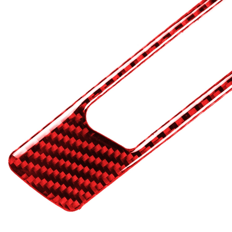 BMW 3 Series E90 Carbon Fibre Decorative Water Cup Strip Sticker for Left-Hand Drive Models