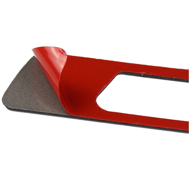 BMW 3 Series E90 Carbon Fibre Decorative Water Cup Strip Sticker for Left-Hand Drive Models