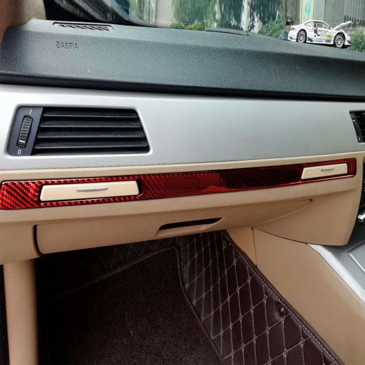 Carbon Fibre Decorative Sticker for BMW 3 Series E90 Water Cup Trim – Right-Hand Drive Enhancement