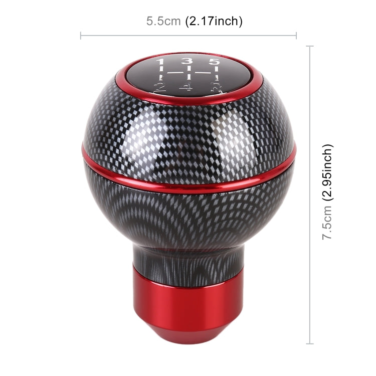 Sleek Carbon Fibre Metal Gear Shift Knob for a Stylish Drive
