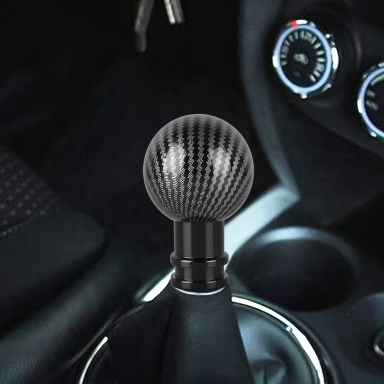 Sleek Carbon Fibre Metal Gear Shift Knob for Ultimate Driving Experience