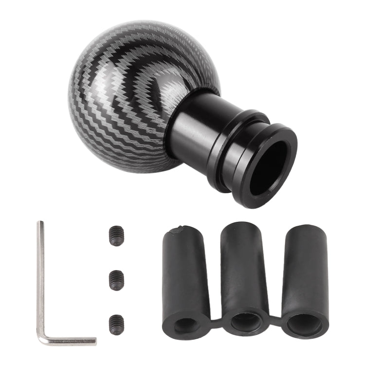 Sleek Carbon Fibre Metal Gear Shift Knob for Ultimate Driving Experience