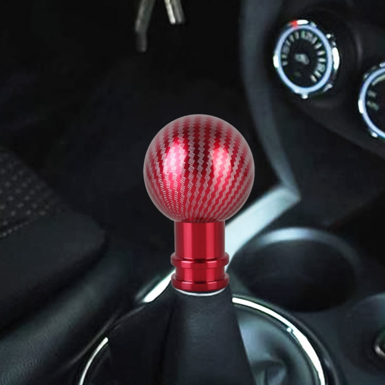 Sleek Carbon Fibre Metal Gear Shift Knob for Ultimate Driving Experience