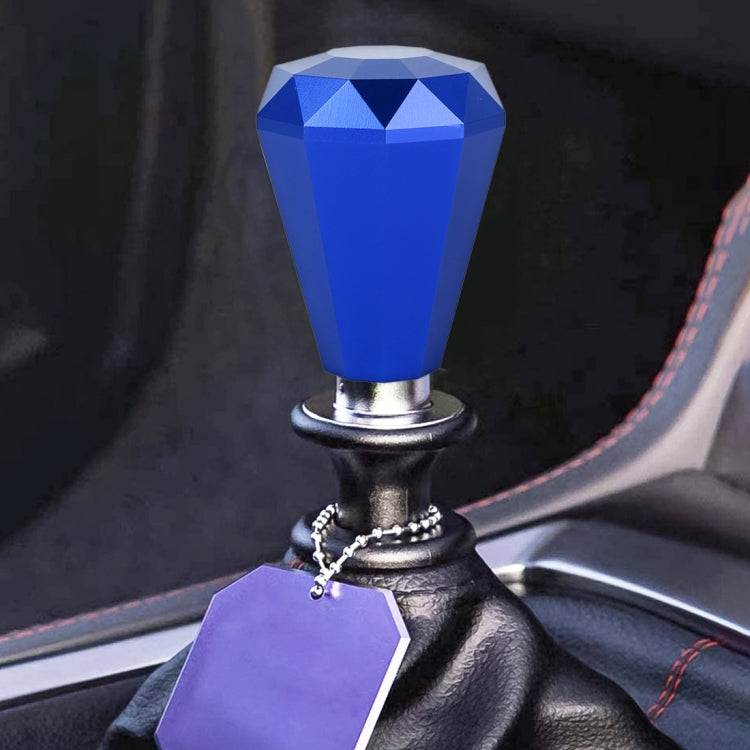 Luxurious Diamond-Shaped Metal Gear Stick Knob for Cars