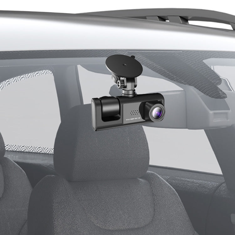 A1 Triple-Lens HD Car Dash Cam with Night Vision