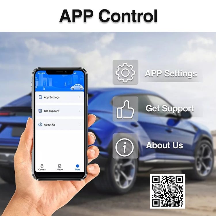 A8 WiFi Mini Car Dash Cam with Night Vision and Front View Recorder for Android