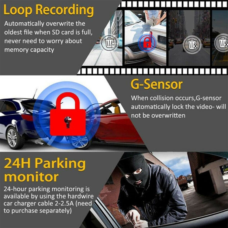 A8 WiFi Mini Car Dash Cam with Night Vision and Front View Recorder for Android