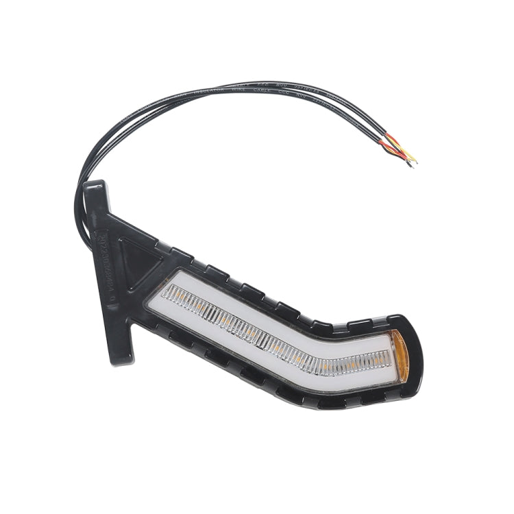 2 PCS MK-138 Truck LED Tail Light Running Water Tricolor Side Marker Light