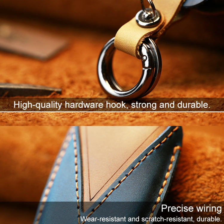 Luxury Leather Key Case for Toyota - Three Key Holder in Premium Cowhide
