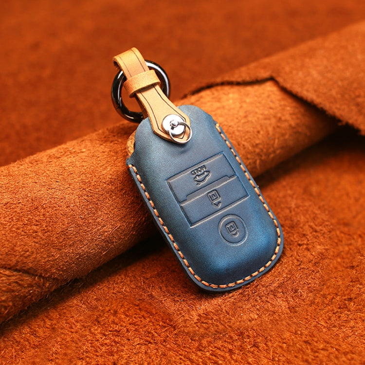 Kia Classic Cowhide Leather Key Cover – Stylish Protection for Your Key