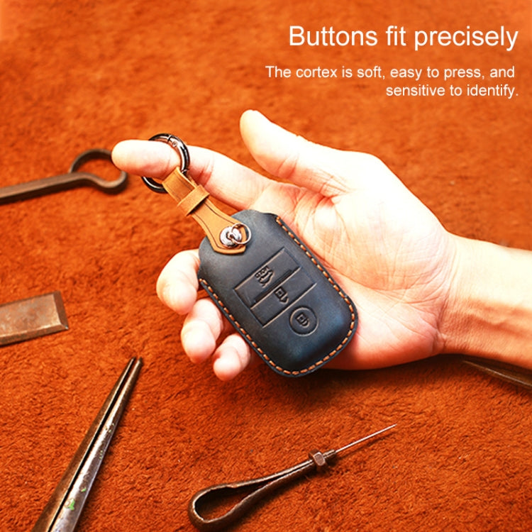 Kia Classic Cowhide Leather Key Cover – Stylish Protection for Your Key