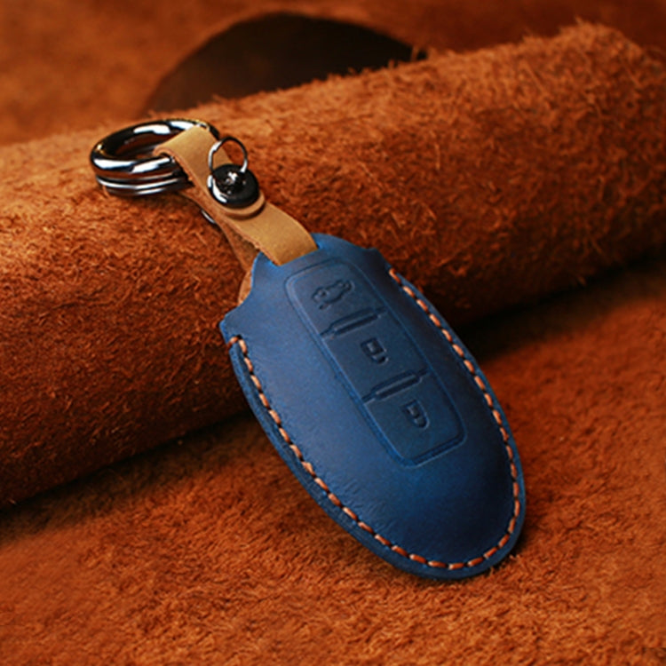 Nissan Cowhide Leather Key Case – Stylish Protection for Your Three-Key Tailgate Model