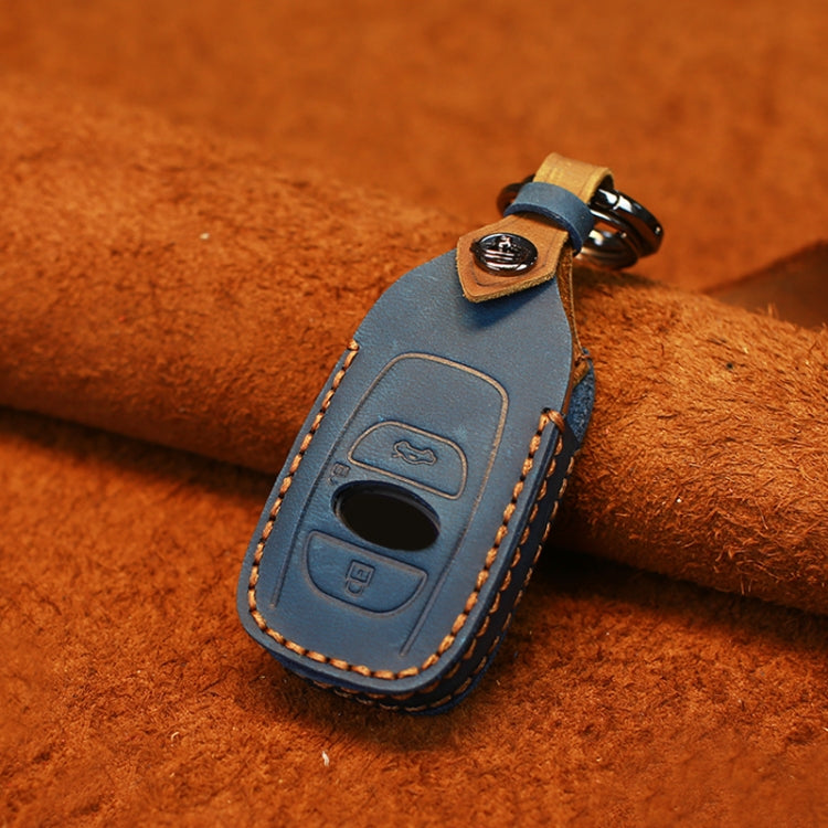 Luxurious Cowhide Leather Key Case for Subaru - Ultimate Protection & Style