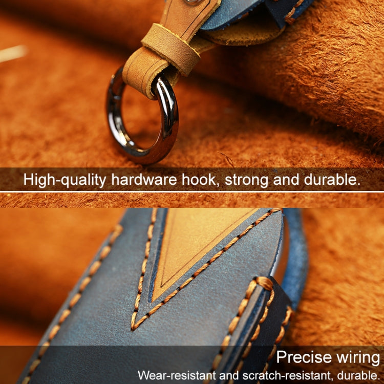 Luxurious Cowhide Leather Key Case for Subaru - Ultimate Protection & Style