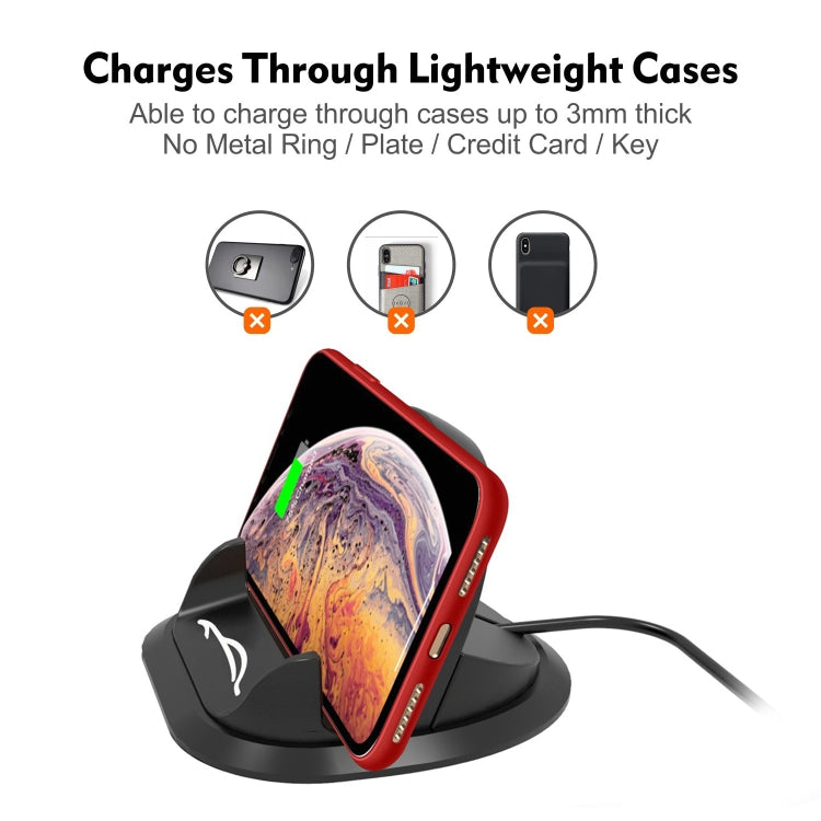 Car 2 in 1 Wireless Charger Phone Holder, C9