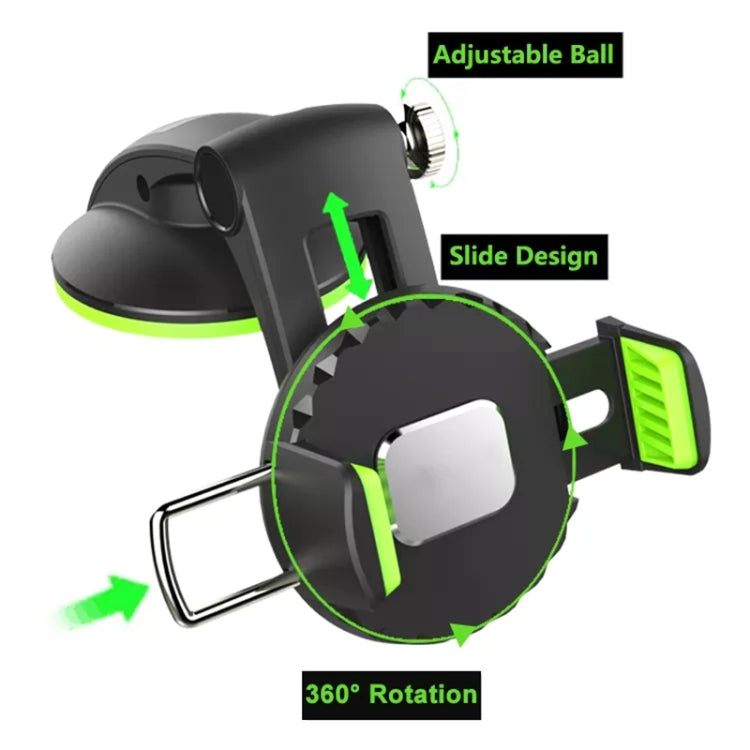 Versatile Dashboard Suction Cup Phone Holder for Cars