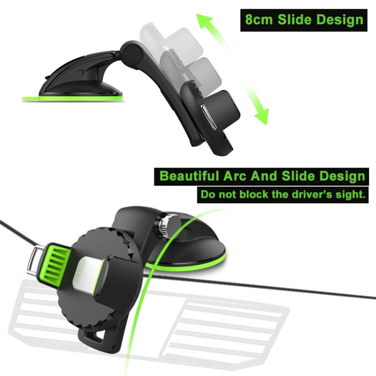 Versatile Dashboard Suction Cup Phone Holder for Cars