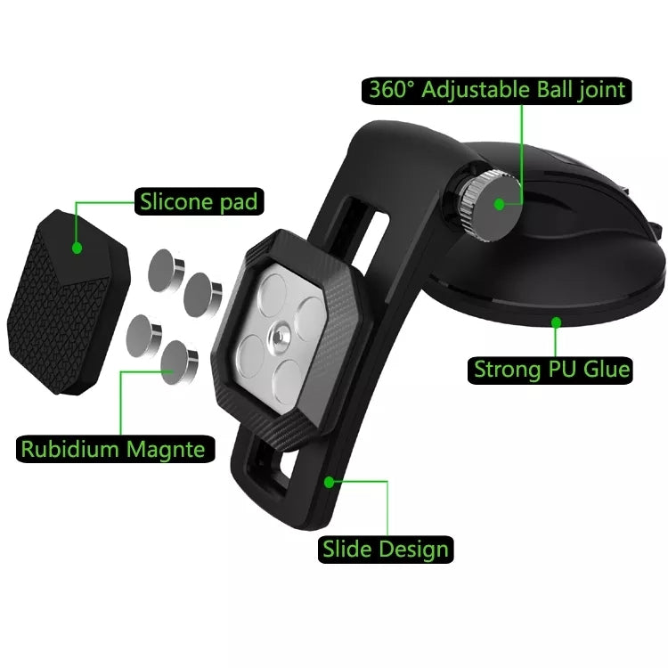 Innovative Magnetic Dashboard Phone Holder for Safe and Easy Driving