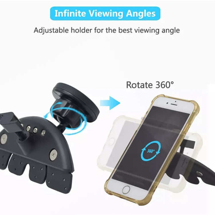 Magnetic CD Slot Mobile Phone Holder for Safe Navigation