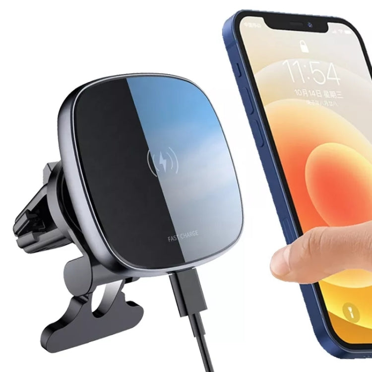 15W Magnetic Wireless Car Charging Stand for Mobile Devices