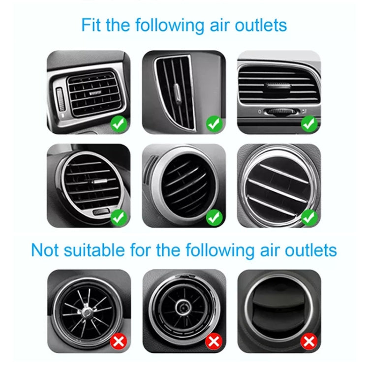 15W Magnetic Wireless Car Charging Stand for Mobile Devices