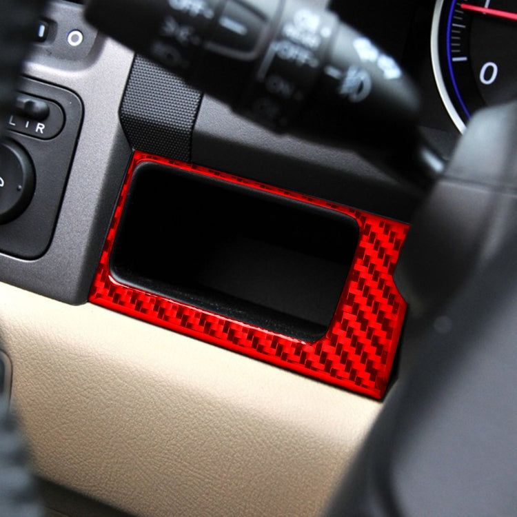 Carbon Fibre Decorative Stickers for Honda CRV 2007-2011 Central Control Panel - 2 Piece Set