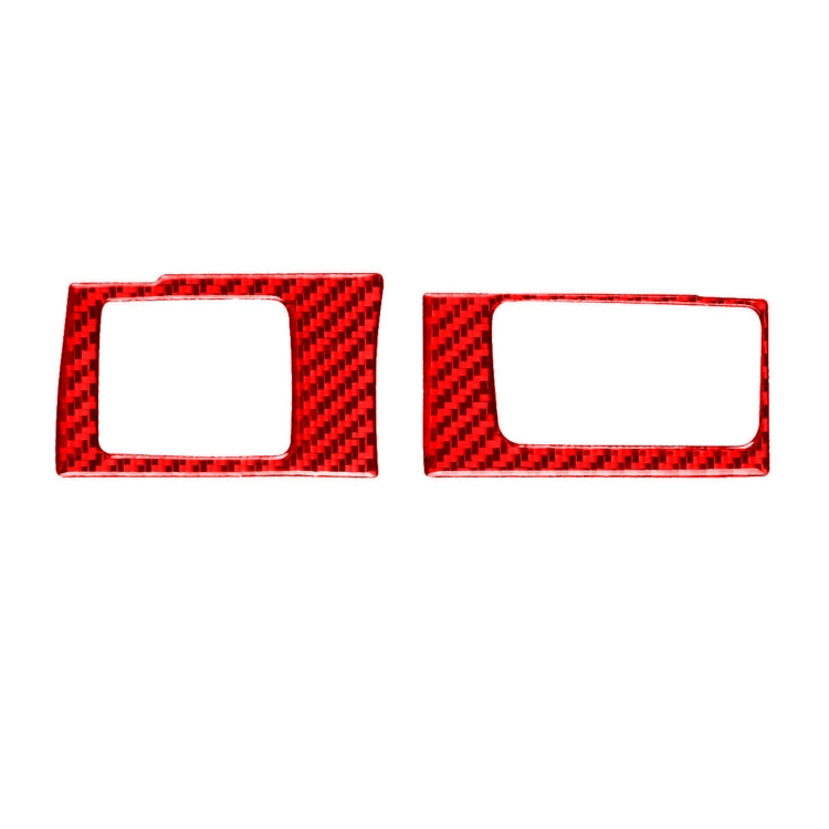 Carbon Fibre Decorative Stickers for Honda CR-V 2007-2011 Central Control Panel - 2 Pack