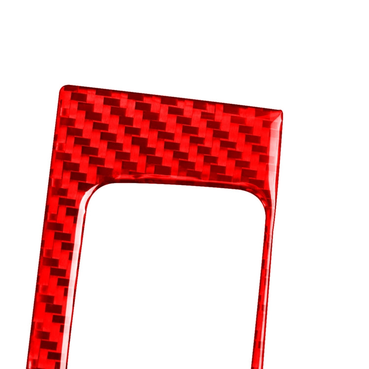Carbon Fibre Decorative Stickers for Honda CR-V 2007-2011 Central Control Panel - 2 Pack