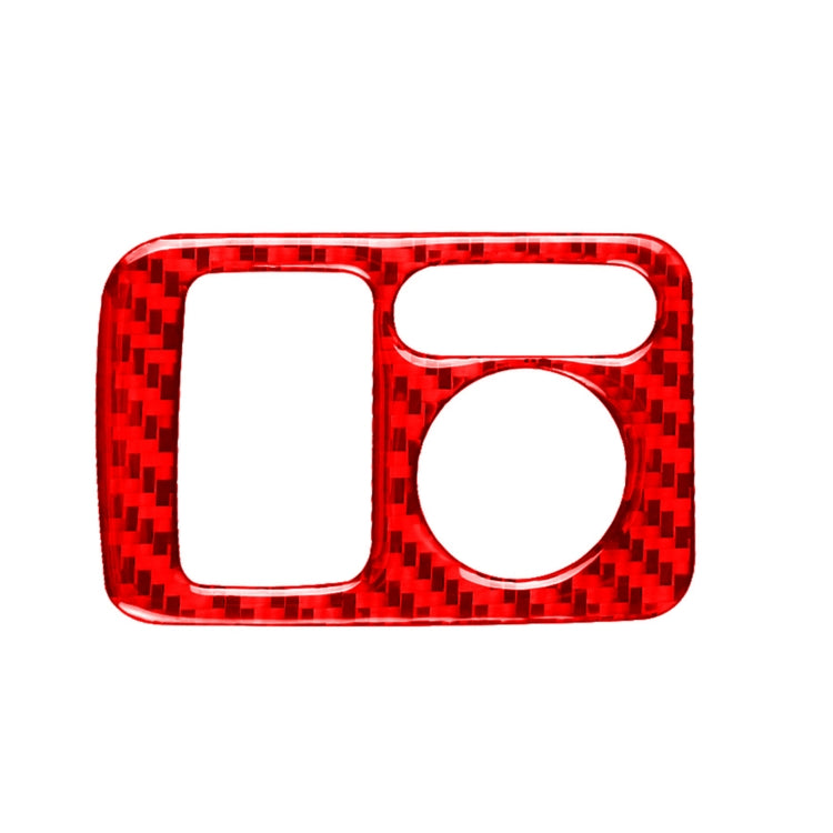 Carbon Fibre Decorative Sticker for Honda CRV 2007-2011 Rear Mirror Adjustment Switch Frame - Left Drive