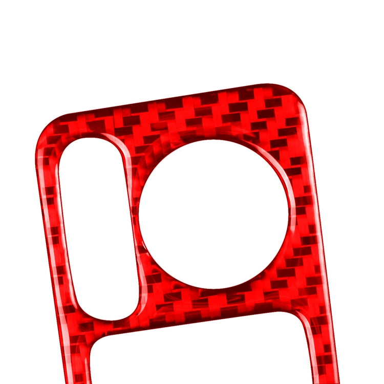 Carbon Fibre Decorative Sticker for Honda CRV 2007-2011 Rear Mirror Adjustment Switch Frame - Left Drive