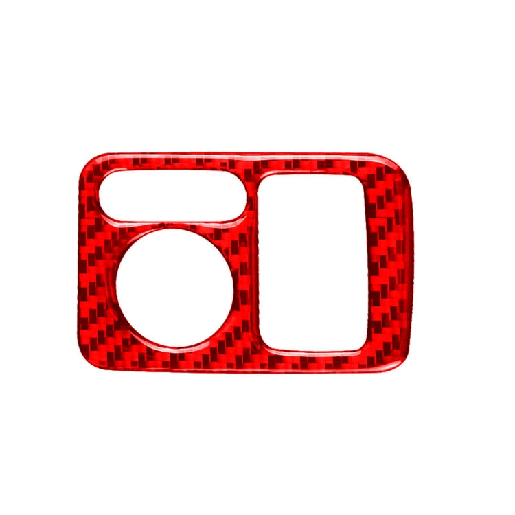 Carbon Fibre Decorative Sticker for Honda CR-V 2007-2011 Rear Mirror Adjustment Switch Frame