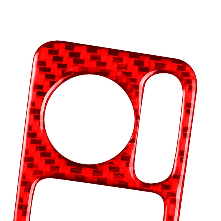 Carbon Fibre Decorative Sticker for Honda CR-V 2007-2011 Rear Mirror Adjustment Switch Frame