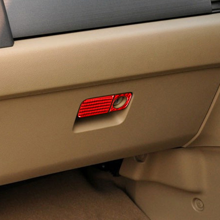 Carbon Fibre Decorative Stickers for Honda CRV 2007-2011 Glove Box Frame - 2 Pack