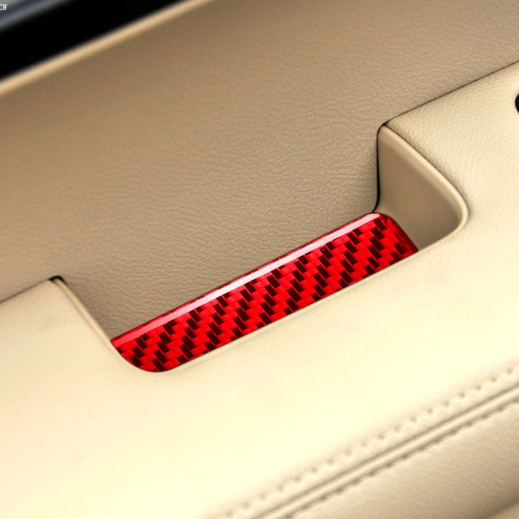 Carbon Fibre Armrest Gasket Sticker Set for Honda CRV 2007-2011 – 4 Piece Decorative Enhancement