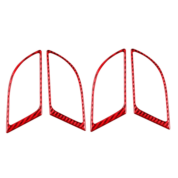 Carbon Fibre Decorative Sticker Set for Honda CR-V (2007-2011) - 4 Piece Inner Handle Frame Enhancement