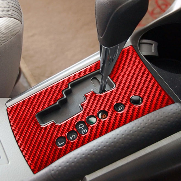 Premium Carbon Fibre Gear Panel Trim Sticker for Toyota RAV4 (2006-2013) - Right-Hand Drive