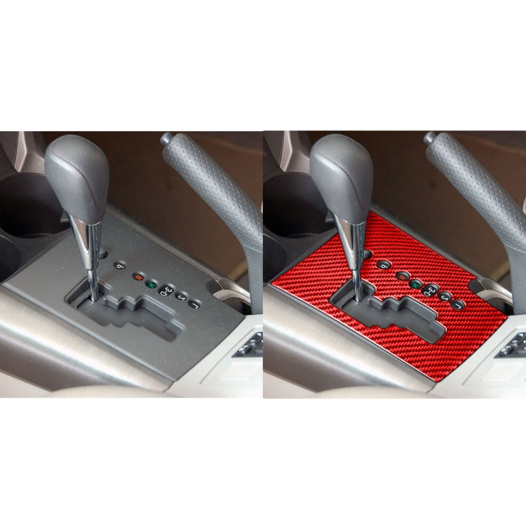 Premium Carbon Fibre Gear Panel Trim Sticker for Toyota RAV4 (2006-2013) - Right-Hand Drive