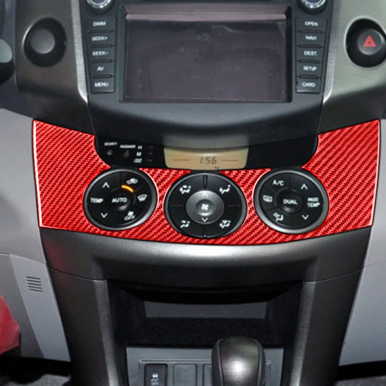 Carbon Fibre Interior Switch Panel Decor for Toyota RAV4 (2006-2013) - Left & Right Drive