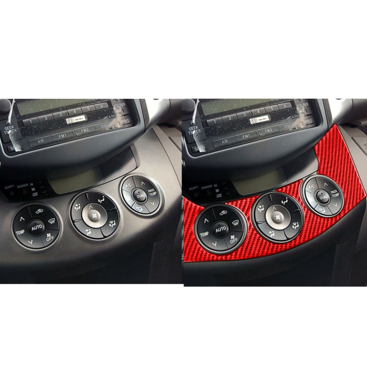 Carbon Fibre Interior Switch Panel Decor for Toyota RAV4 (2006-2013) - Left & Right Drive