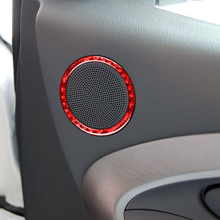 Stylish Carbon Fibre Door Horn Trim for Toyota RAV4 (2006-2013)