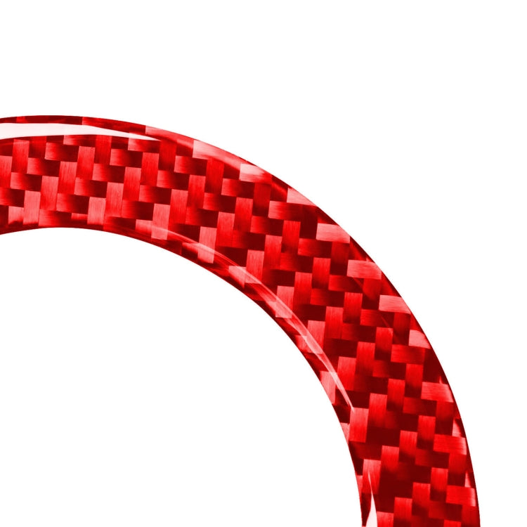 Stylish Carbon Fibre Steering Wheel Trim Sticker for Toyota RAV4 (2006-2013) - Perfect for Left and Right Drive